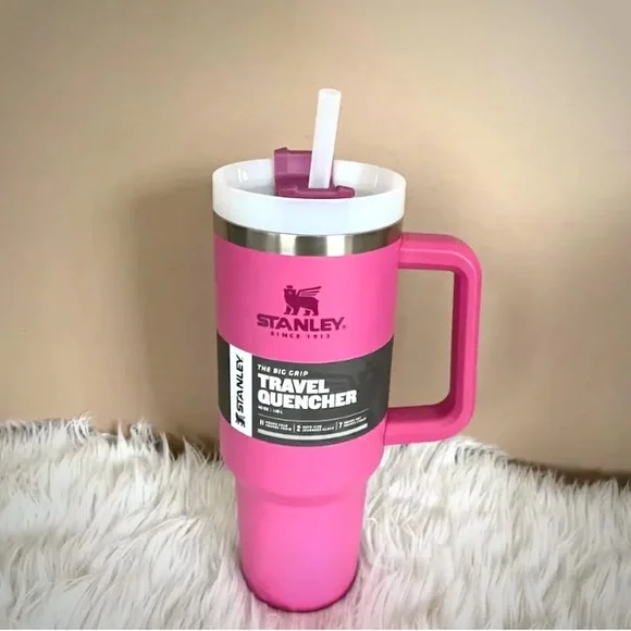 Stanley | Accessories | Nwt Rare Stanley Adventure Travel Quencher 4oz In Azalea  Pink Limited Edition | Poshmark